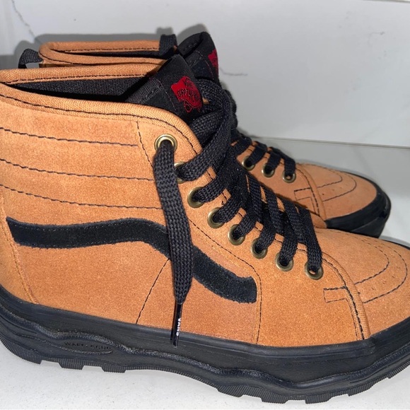 Vans Boy’s  Brown SK8 - High Sneakers sz 4 ( women’s 5.5) Excellent Condition - Picture 3 of 12